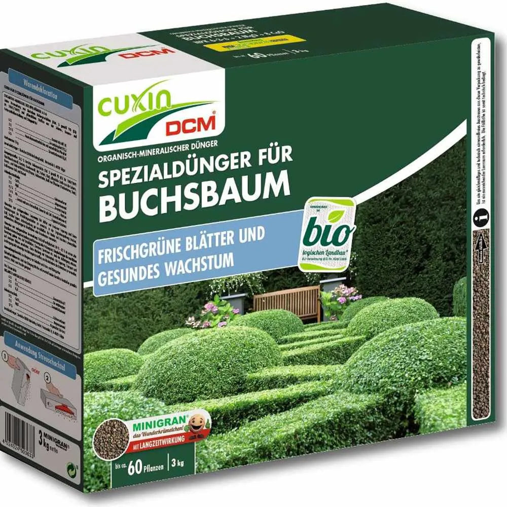 Ingrasamanat Special Organic pentru Buxus, cu var de mare, tehnologie Minigran, actiune lunga, pentru frunzis verde si rez...