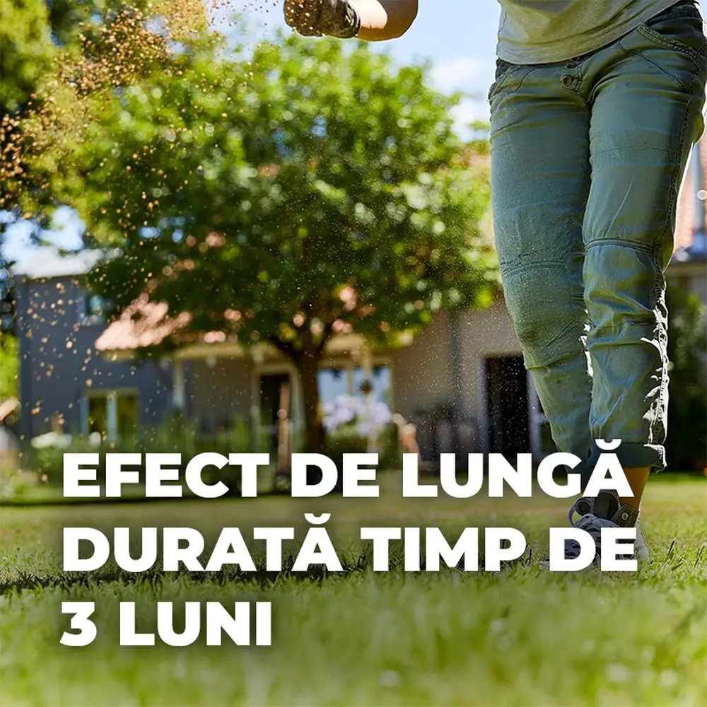Ingrasamant gazon Compo Floranid, 1.5 kg pentru 50 mp, cu erbicid 2 1 efect imediat si de lunga durata