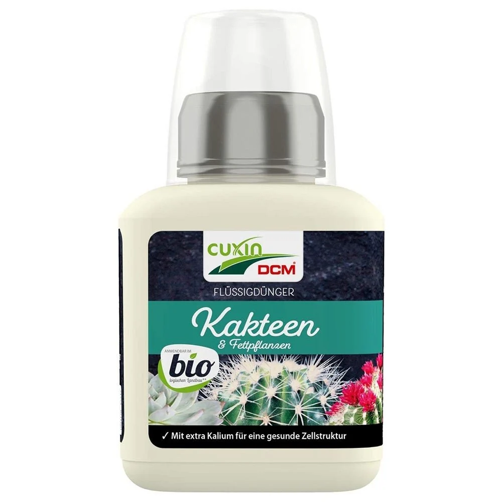 Ingrasamant Lichid Organic pentru Cactusi si Plante Suculente, 250 ml, Cuxin DCM