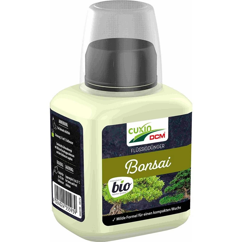 Ingrasamant Lichid pentru Bonsai, crestere compacta, frunze lucioase, radacini sanatoase, 250 ml, CUXIN DCM