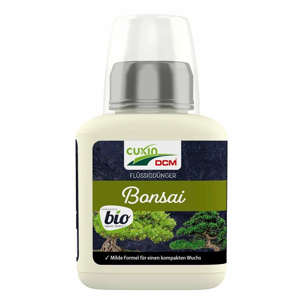 Ingrasamant Lichid pentru Bonsai, crestere compacta, frunze lucioase, radacini sanatoase, 250 ml, CUXIN DCM