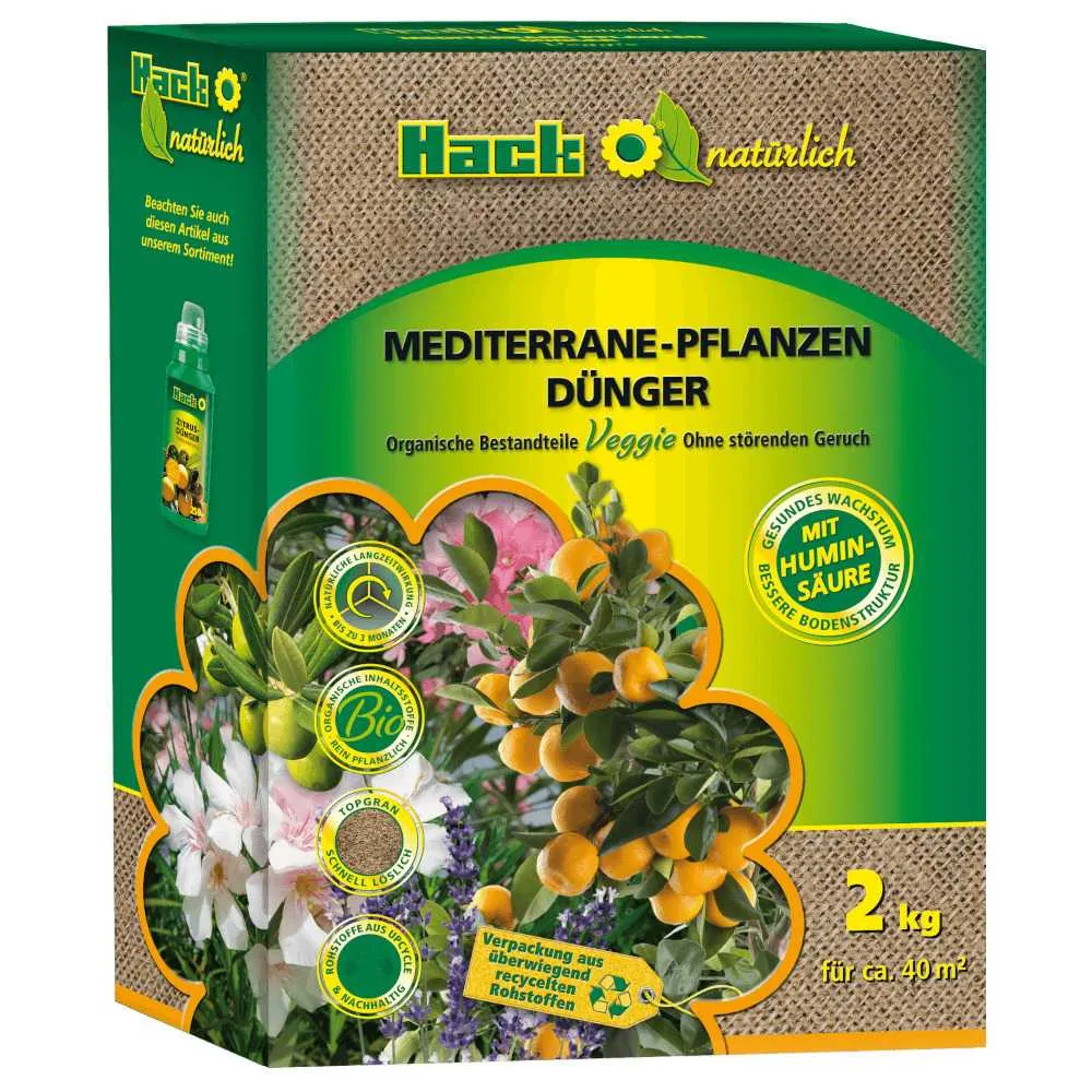 Ingrasamant Natural Organic HACK pentru plante Mediteraneene - 2 kg