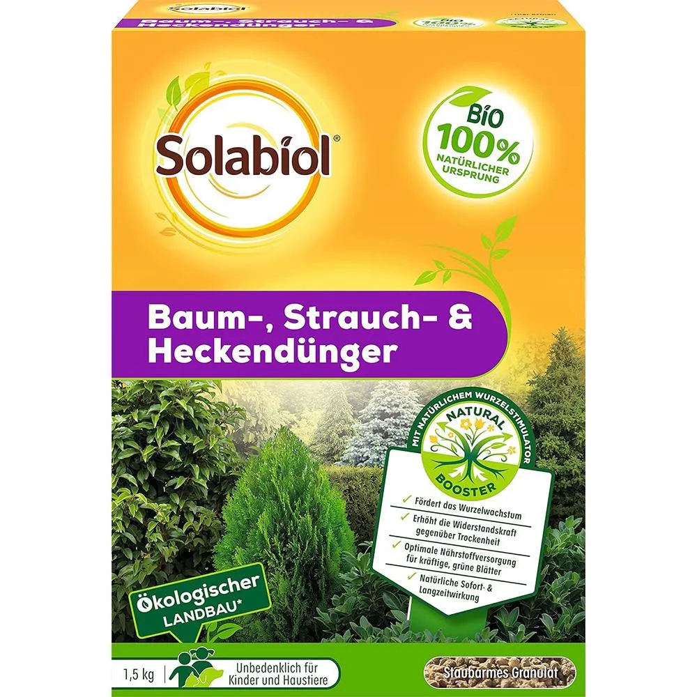 Ingrasamant pentru Arbori, Arbusti si Garduri Vii, 1.5 kg, cu Stimulator de Radacini si Efect Imediat si de Lunga Durata,...