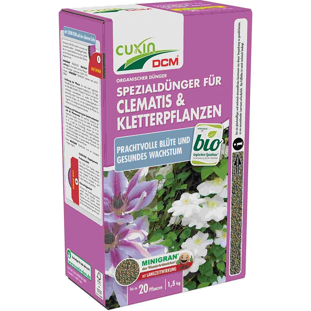 Ingrasamant Special pentru Clematis si Plante Cataratoare, 1.5 kg, CUXIN DCM