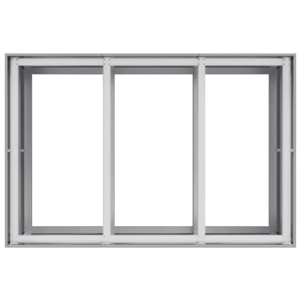 Jardinieră 120x80x80 cm oțel galvanizat