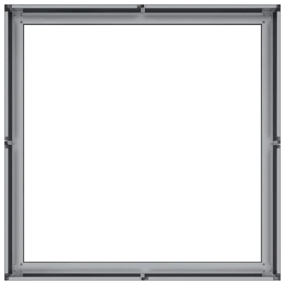 Jardinieră 80x80x30 cm oțel galvanizat