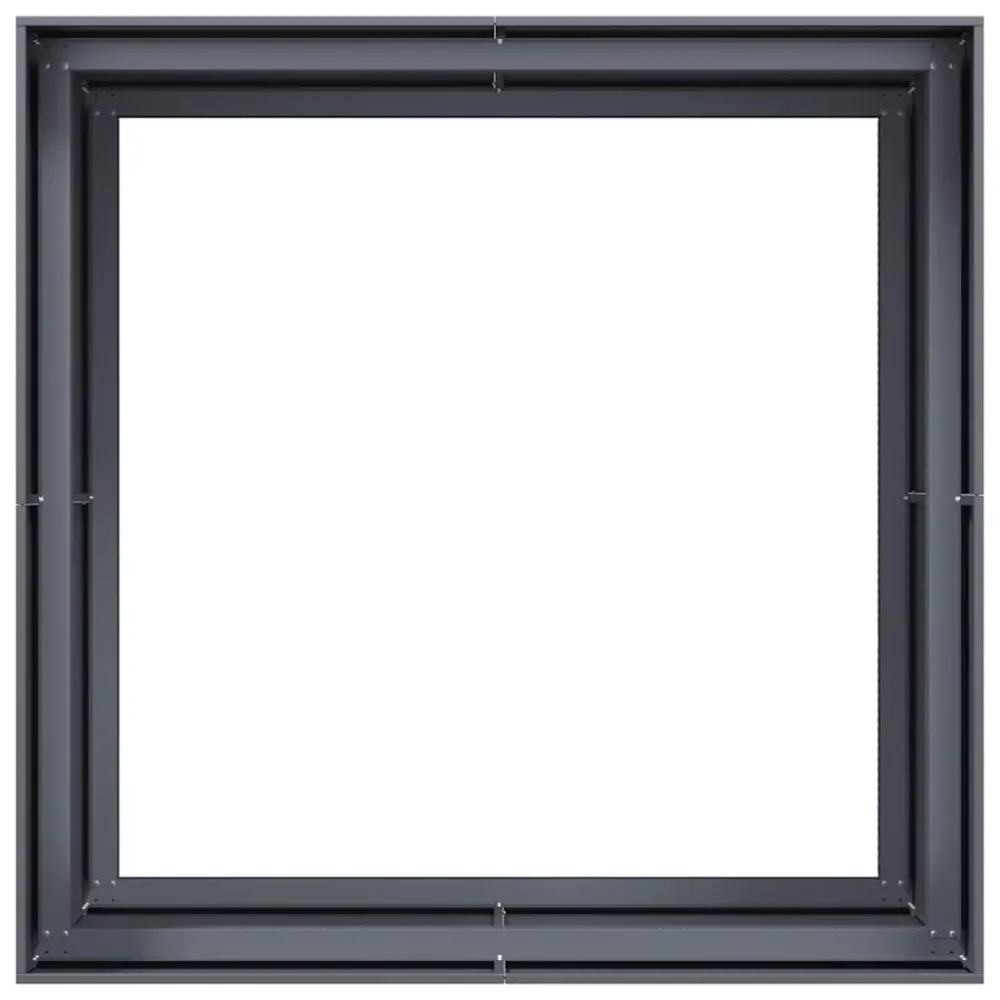 Jardinieră Antracit 100x100x80 cm Oțel
