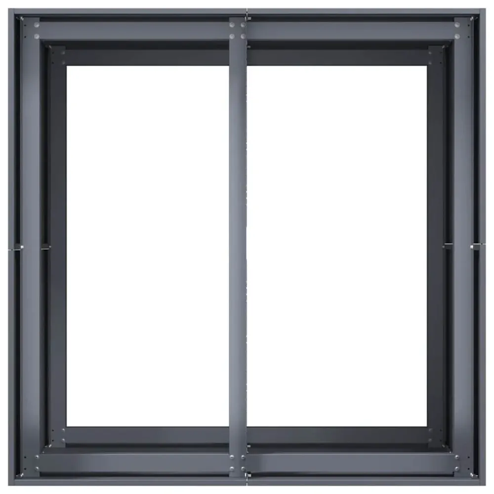 Jardinieră Antracit 80x80x80 cm Oțel