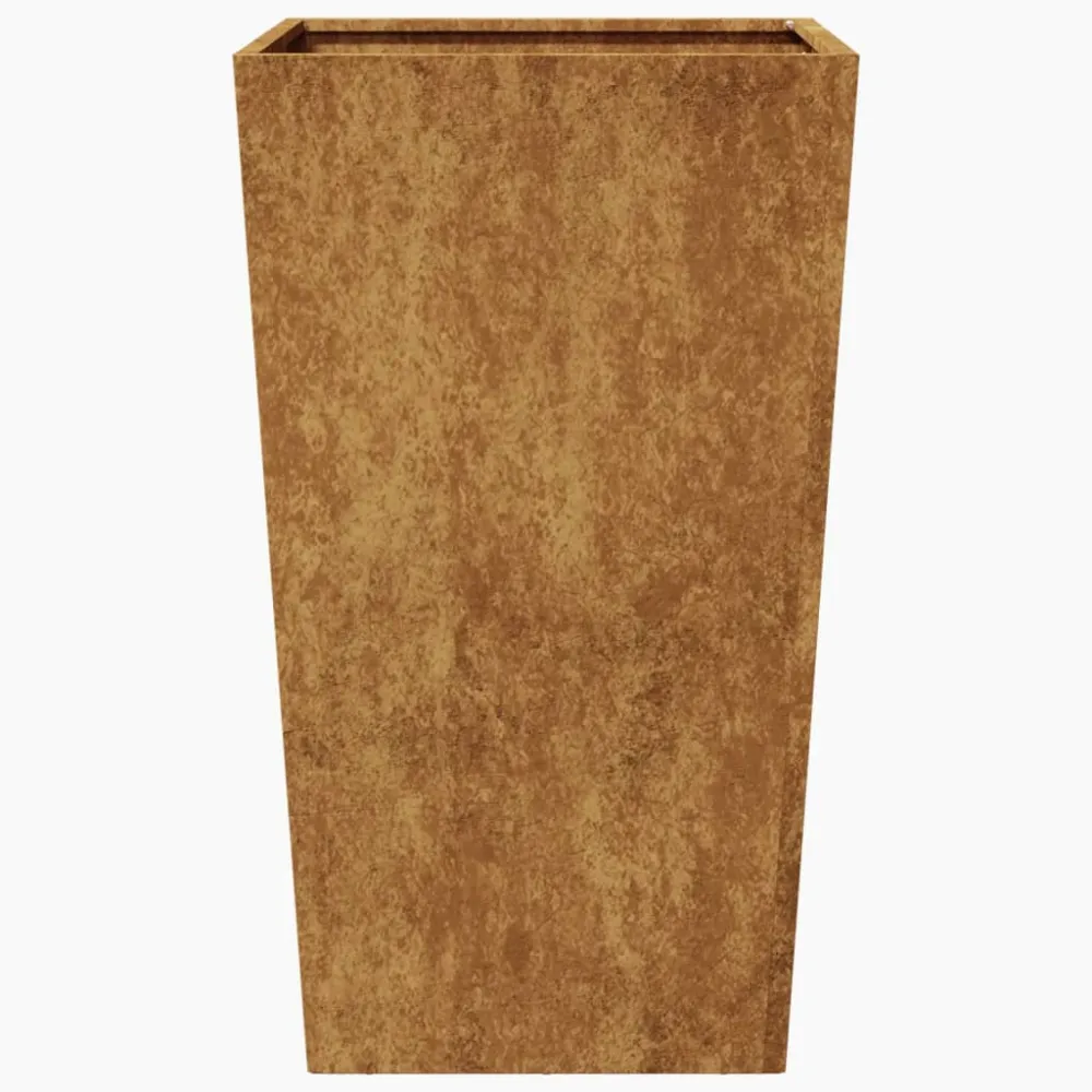 Jardinier de grădină 45x45x75 cm Oțel pentru intemperii