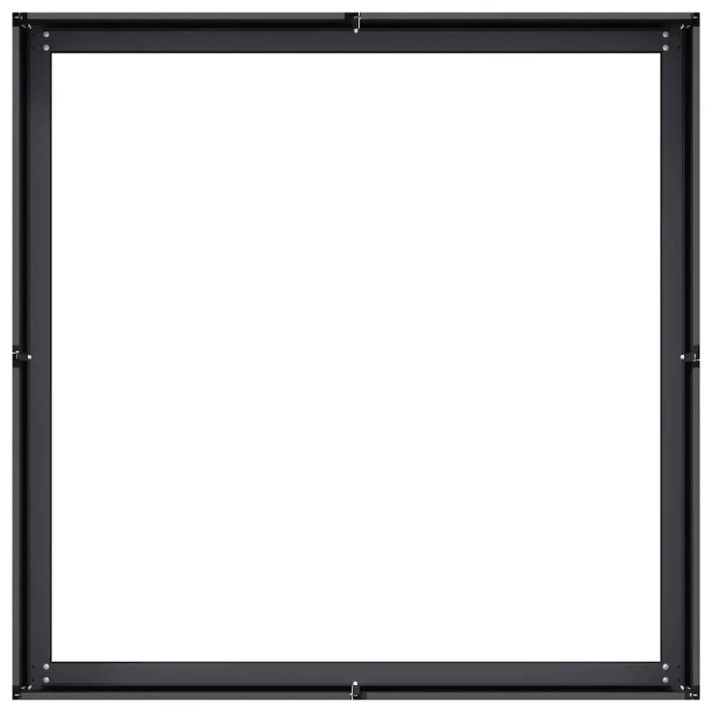 Jardinieră Negru 100x100x30 cm Oțel