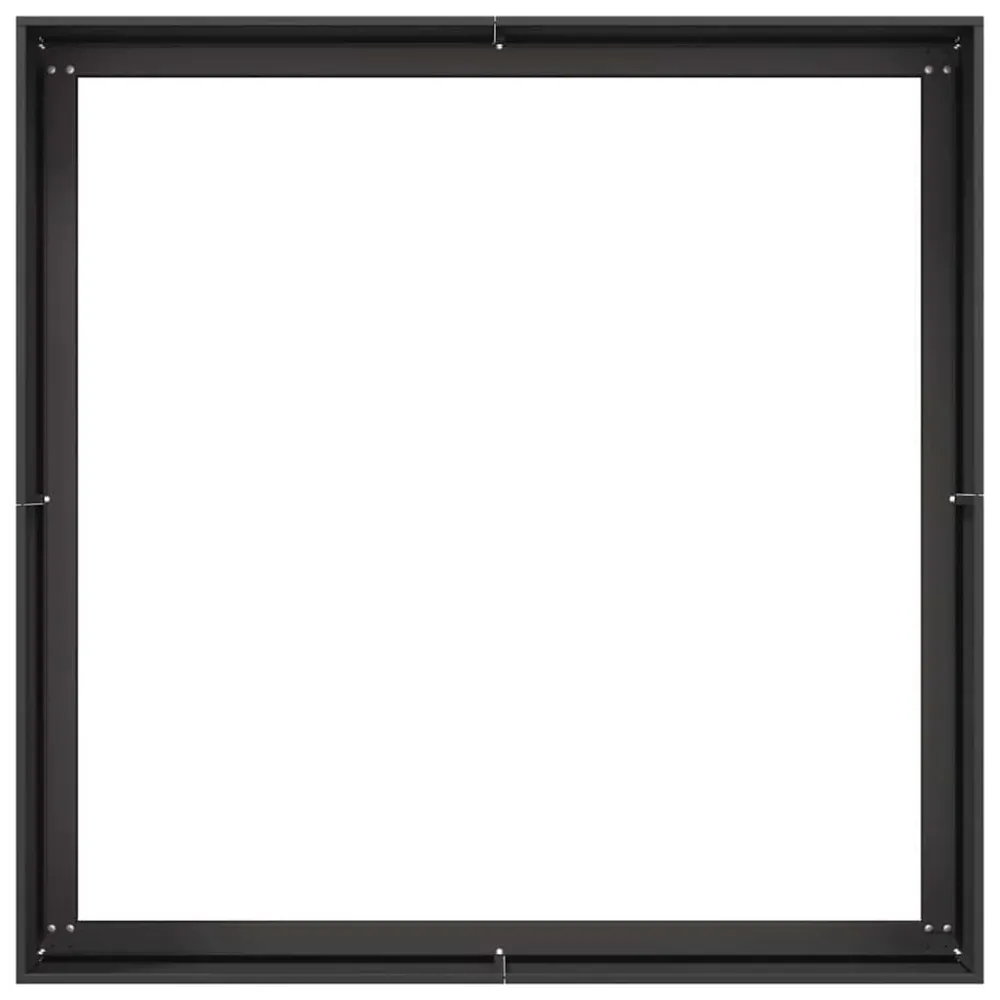 Jardinieră Negru 100x100x40 cm Oțel