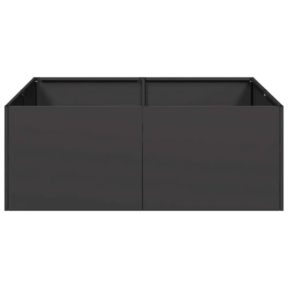 Jardinieră Negru 80x80x30 cm Oțel