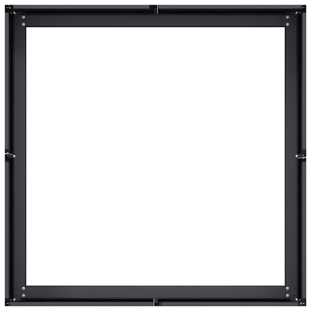 Jardinieră Negru 80x80x30 cm Oțel
