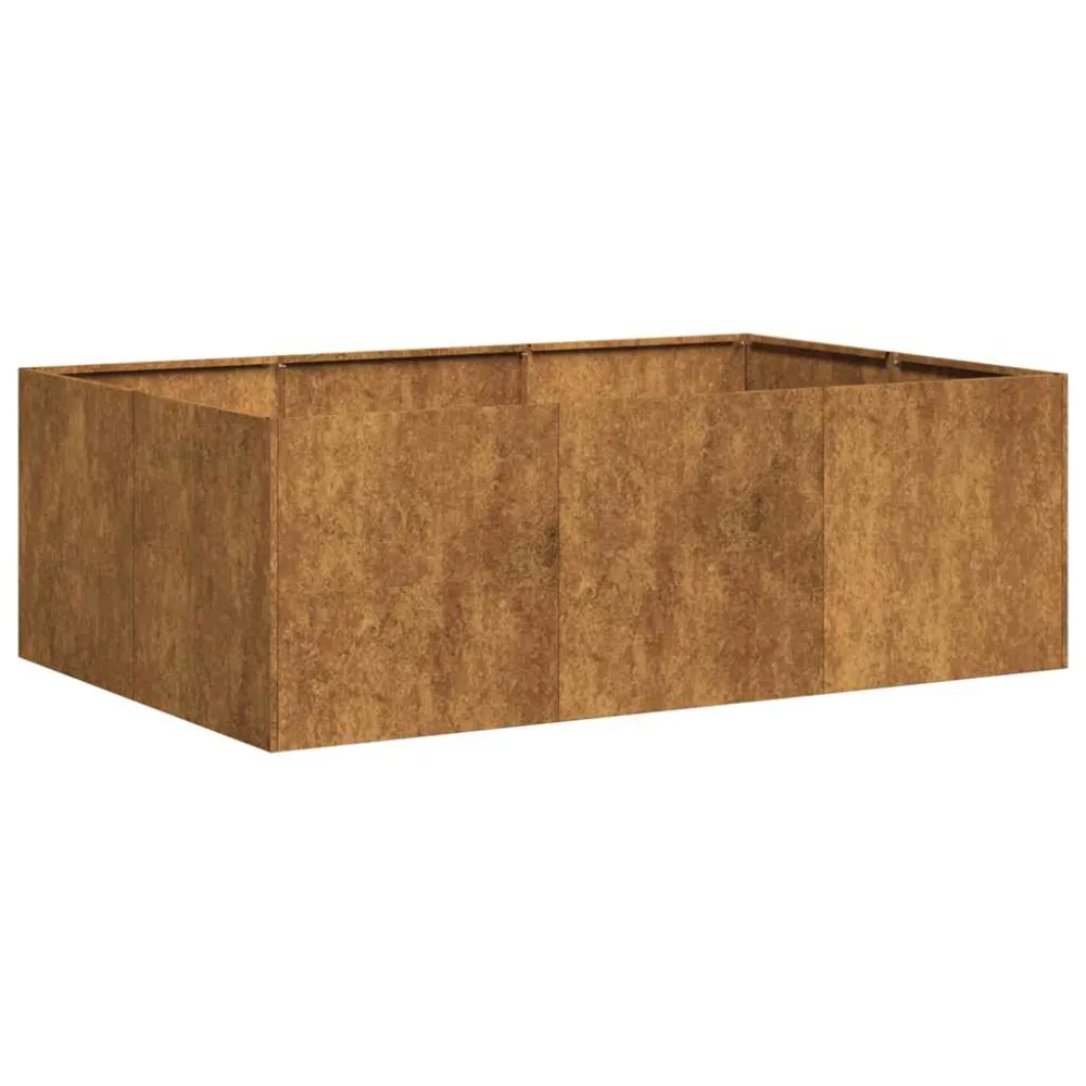 Jardinieră Rusty 120x80x40 cm Oțel pentru intemperii