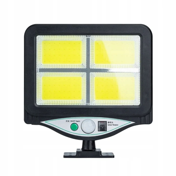 Lampă solară cu senzor de mișcare crepusculară + panou