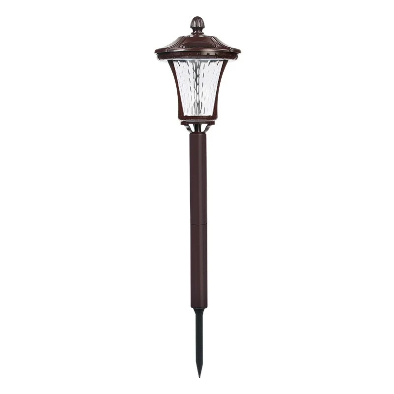 Lampa solara cu prindere pamant, Vivimall, inaltime 65 cm, Alb Rece