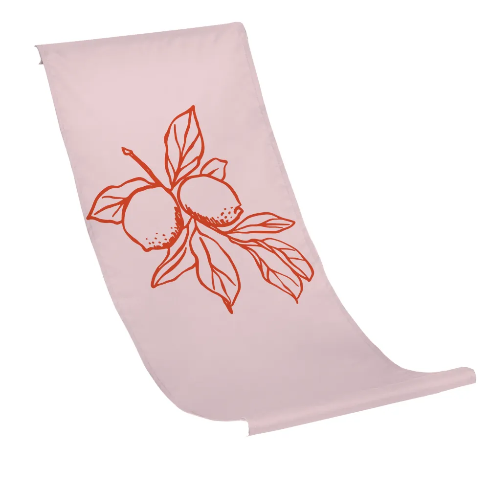 LEMON RED Husă pentru șezlong