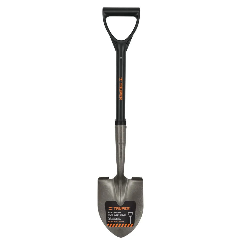 Lopata cu varf ascutit drumetie , cu coada din fibra de sticla si maner d, L 72 cm Truper