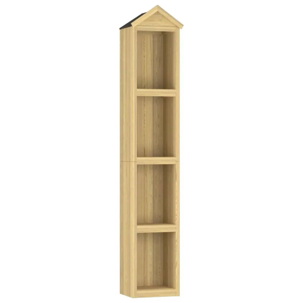 Magazie unelte de grădină, 40x33x222 cm, lemn de pin tratat