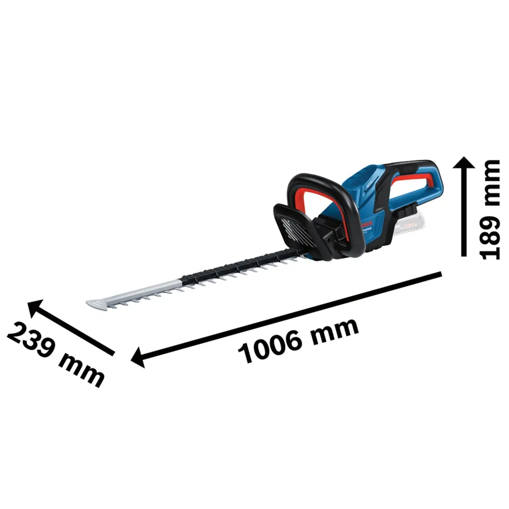 Mașă de tuns gard viu Bosch GHE 18V-50