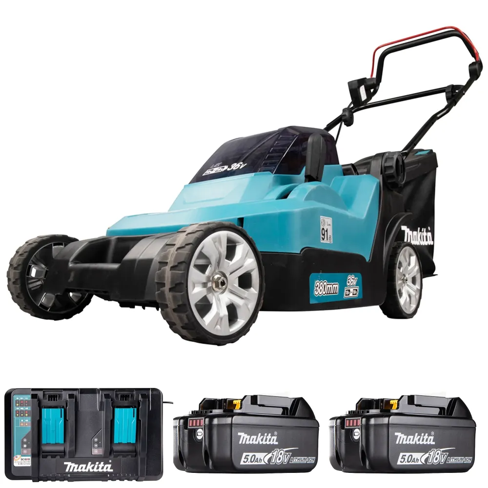 Maşă de tuns iarba Makita DLM382PM2 18Vx2 4Ah