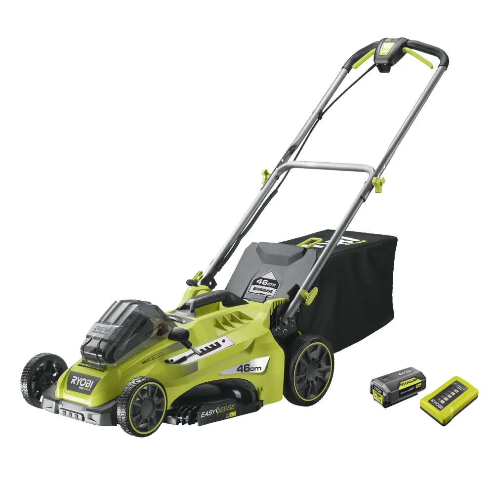 Mașă de tuns iarba fără perii Ryobi RLM36X46H50PG 36V 5Ah