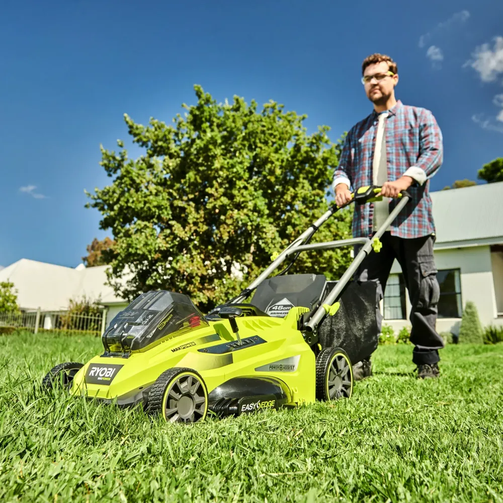 Mașă de tuns iarba fără perii Ryobi RLM36X46H50PG 36V 5Ah