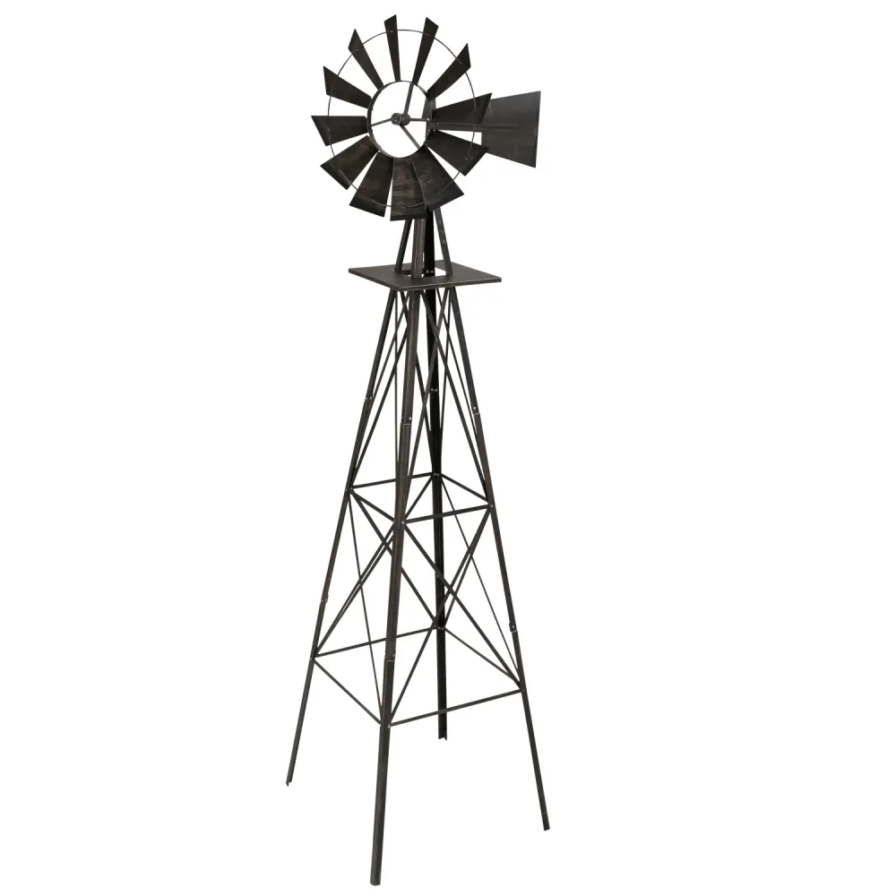 Moara de vant, stil american, 245cm, bronz