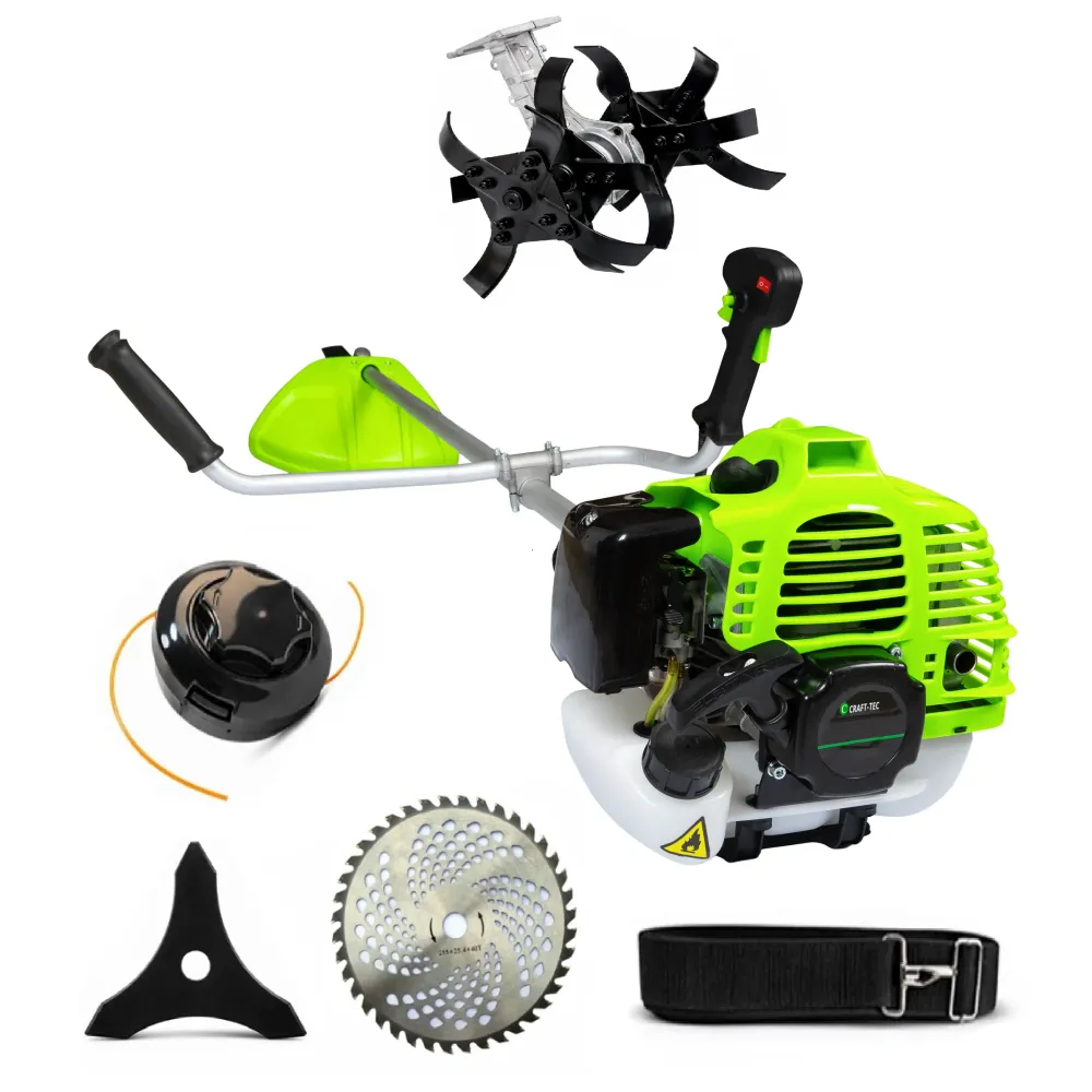 Motocoasa CT-EuroUnelte PRO, 7.6CP, + Cap Cultivator + Extra Disc Vidia CADOU