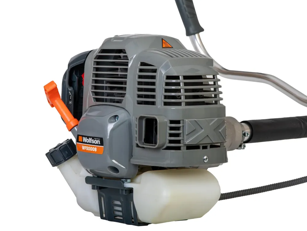 Motocoasa profesionala WOLFSON® TRX-800: 52CC, 12 accesorii, ham profesional