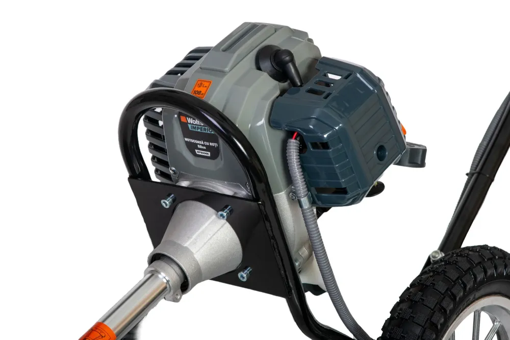 Motocoasa cu roti Wolfson Imperio, 52cc, 3CP, 7500rpm - Resigilat
