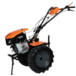 Motocultor pe benzina Wolfson Imperio 15CP cu far si roti de transport 6.50x12, latime de lucru 70–140 cm - Resigilat