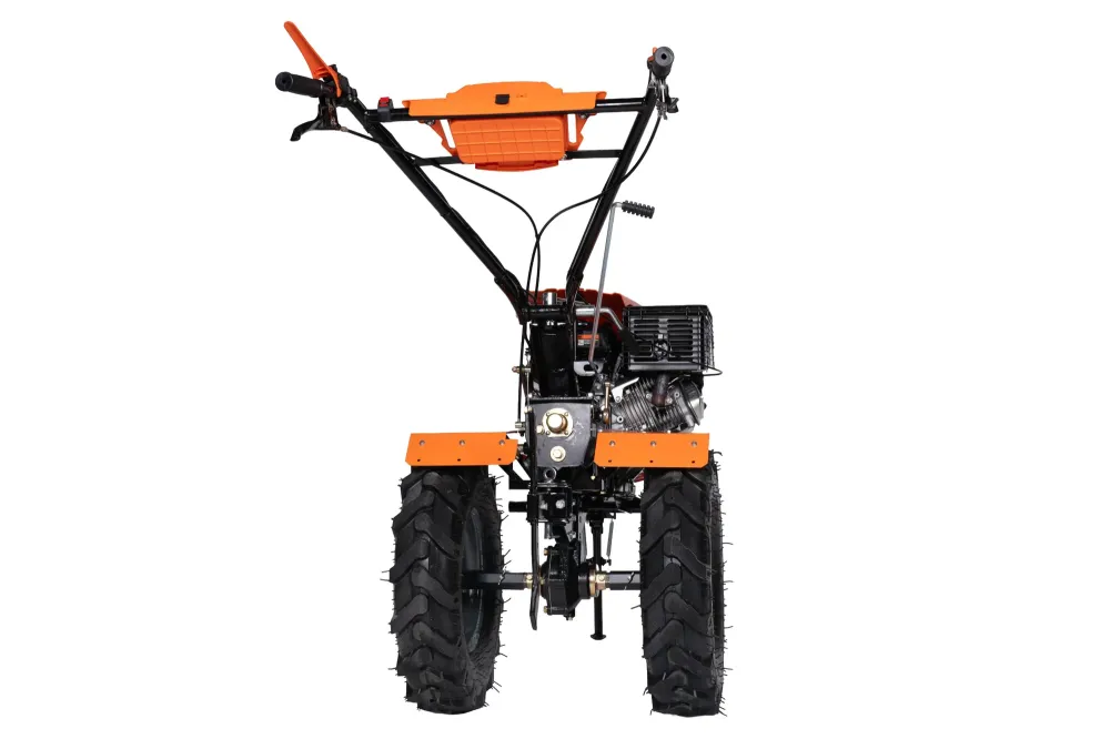 Motocultor pe benzina Wolfson Imperio 15CP cu far si roti de transport 6.50x12, latime de lucru 70–140 cm - Resigilat