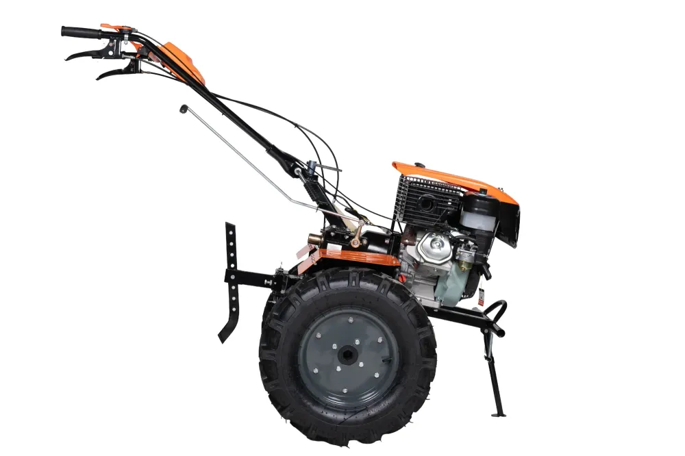 Motocultor pe benzina Wolfson Imperio 15CP cu far si roti de transport 6.50x12, latime de lucru 70–140 cm - Resigilat