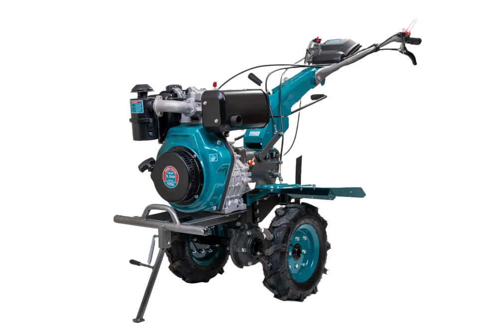 Motocultor DIESEL TOTAL 9 CP, cu set freze si roti de transport