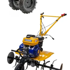 Motosapa pe benzina Kamrad, 7CP, 208cc, latime de lucru 80cm, cu roti de transport