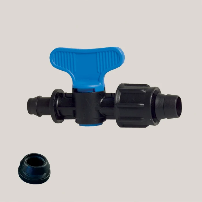Pachet Folie de mulcire perforata 22 mic 10p/25cm (2.5x50m) cu banda de picurare si conectica - pentru 125 mp