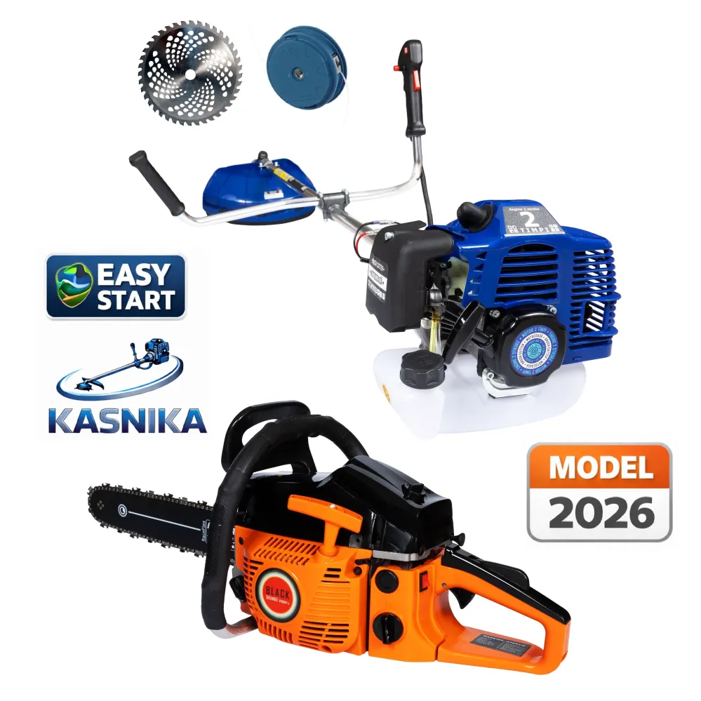*PACHET PROMO* Motocoasa + Drujba KASNIKA GTX6HP-BM-2T, BLUE + Extra Disc Vidia CADOU