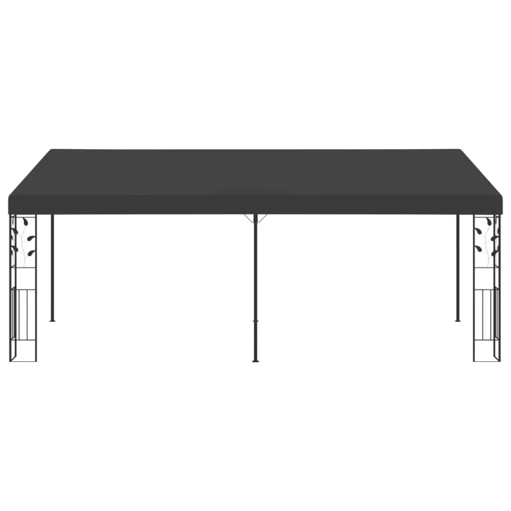 Pavilion de perete, antracit, 6 x 3 x 2,5 m