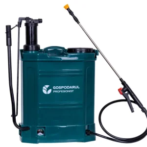 Pompa de stropit Gospodarul Profesionist 16L - 2 1 (cu baterie + actionare manuala), 3 duze incluse