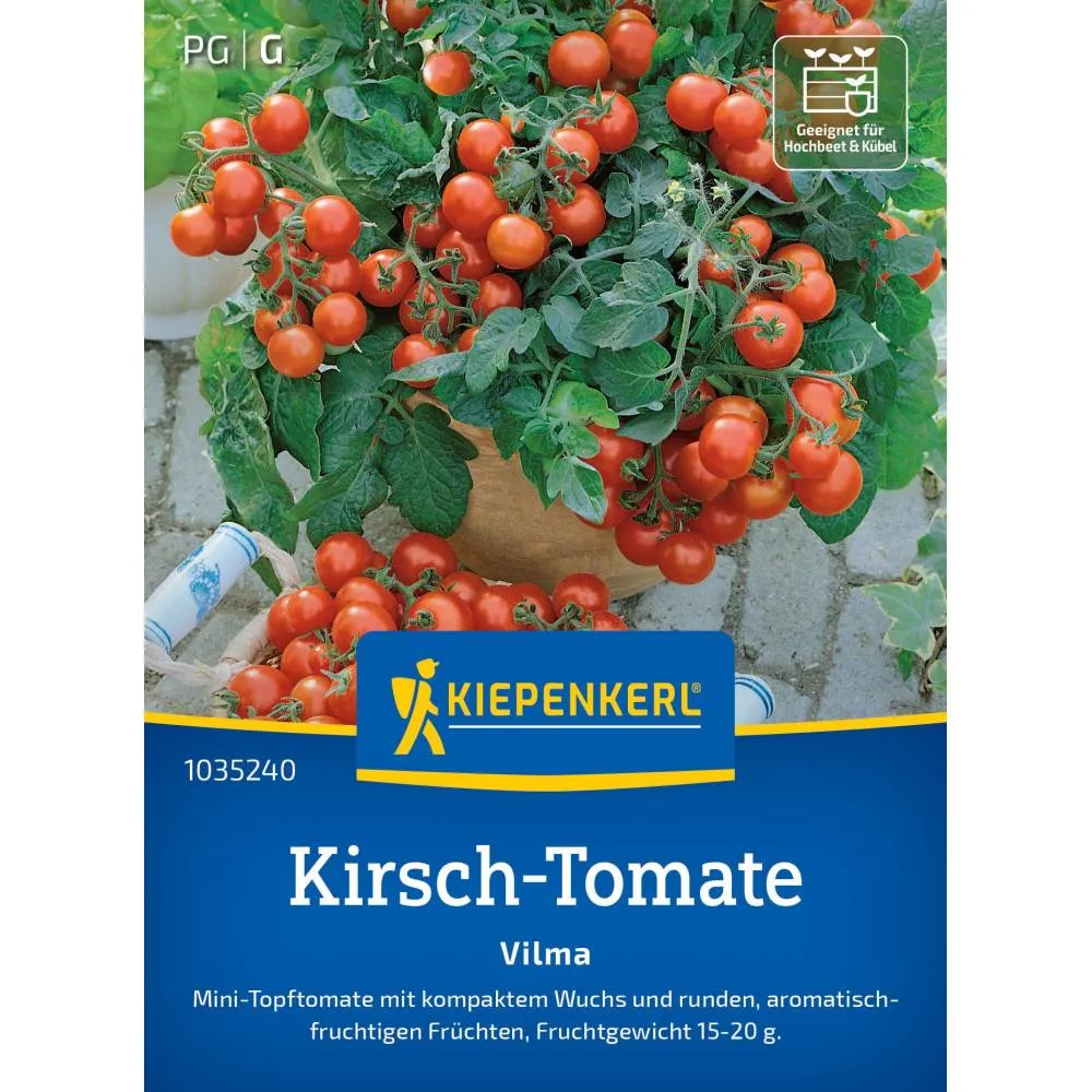 Seminte rosii cherry Vilma – pentru ghivece si spatii mici, cu protectie germinatie