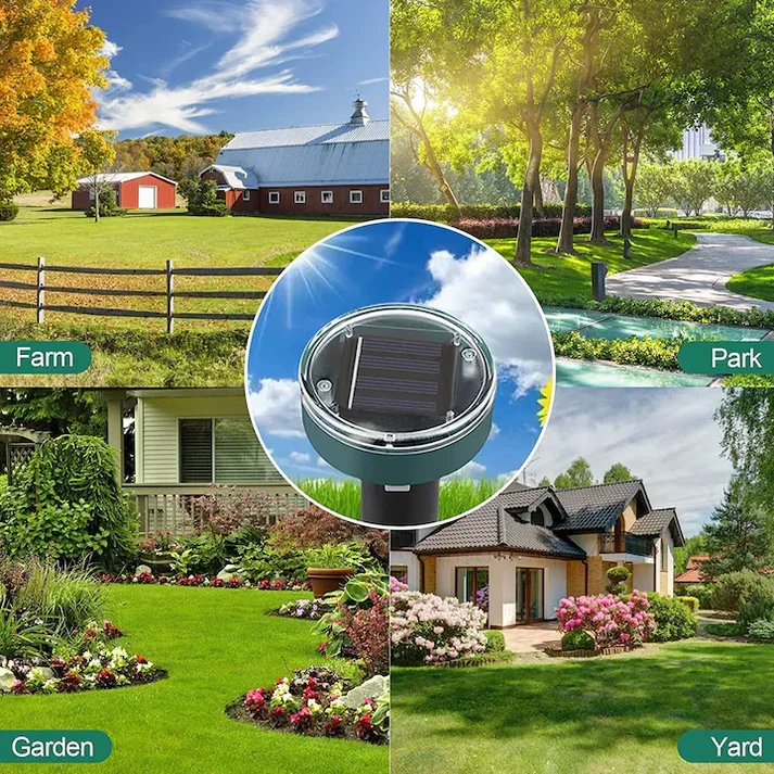 Set 4 aparate ultrasunete pentru rozatoare, solare