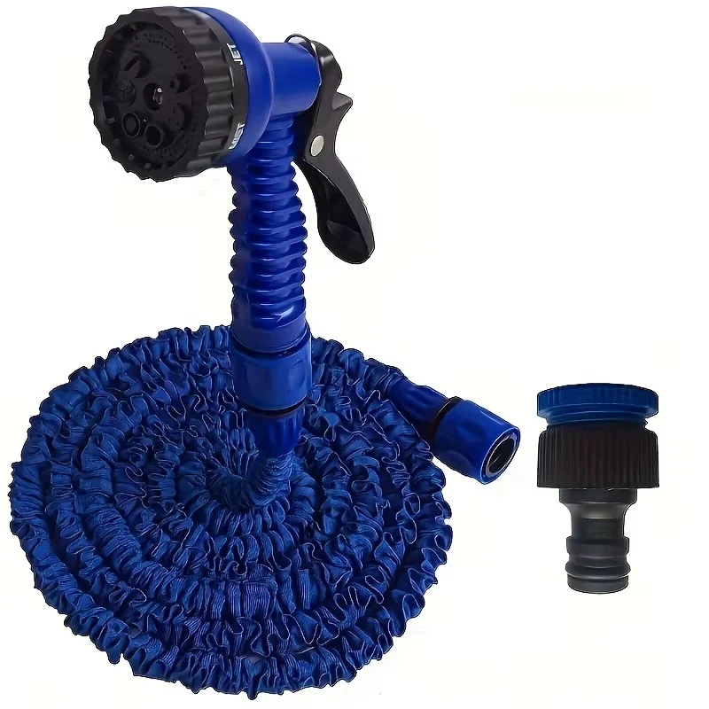 Set Gradina 3--1: Furtun Extensibil 22.5m + Accesoriu Stropit + Perdea Magnetica Antiinsecte