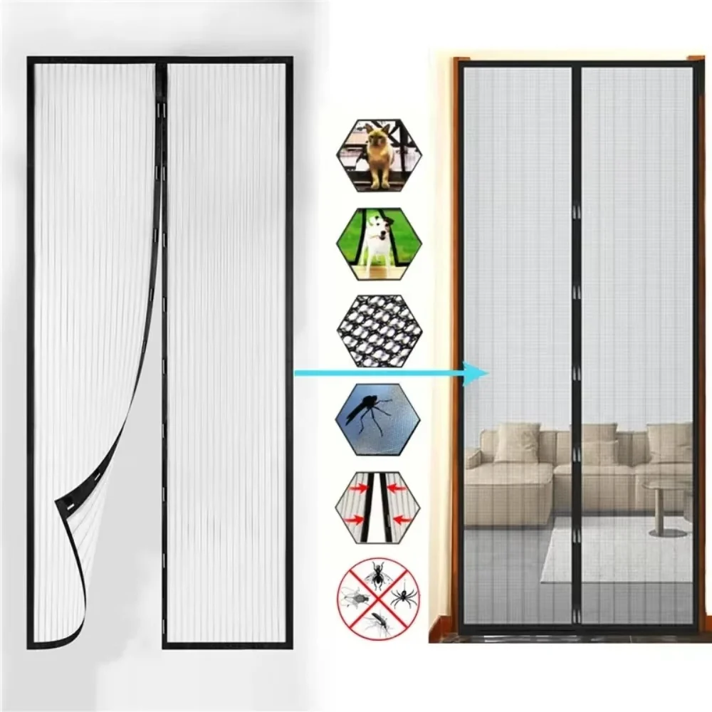 Set Gradina 3--1: Furtun Extensibil 22.5m + Accesoriu Stropit + Perdea Magnetica Antiinsecte