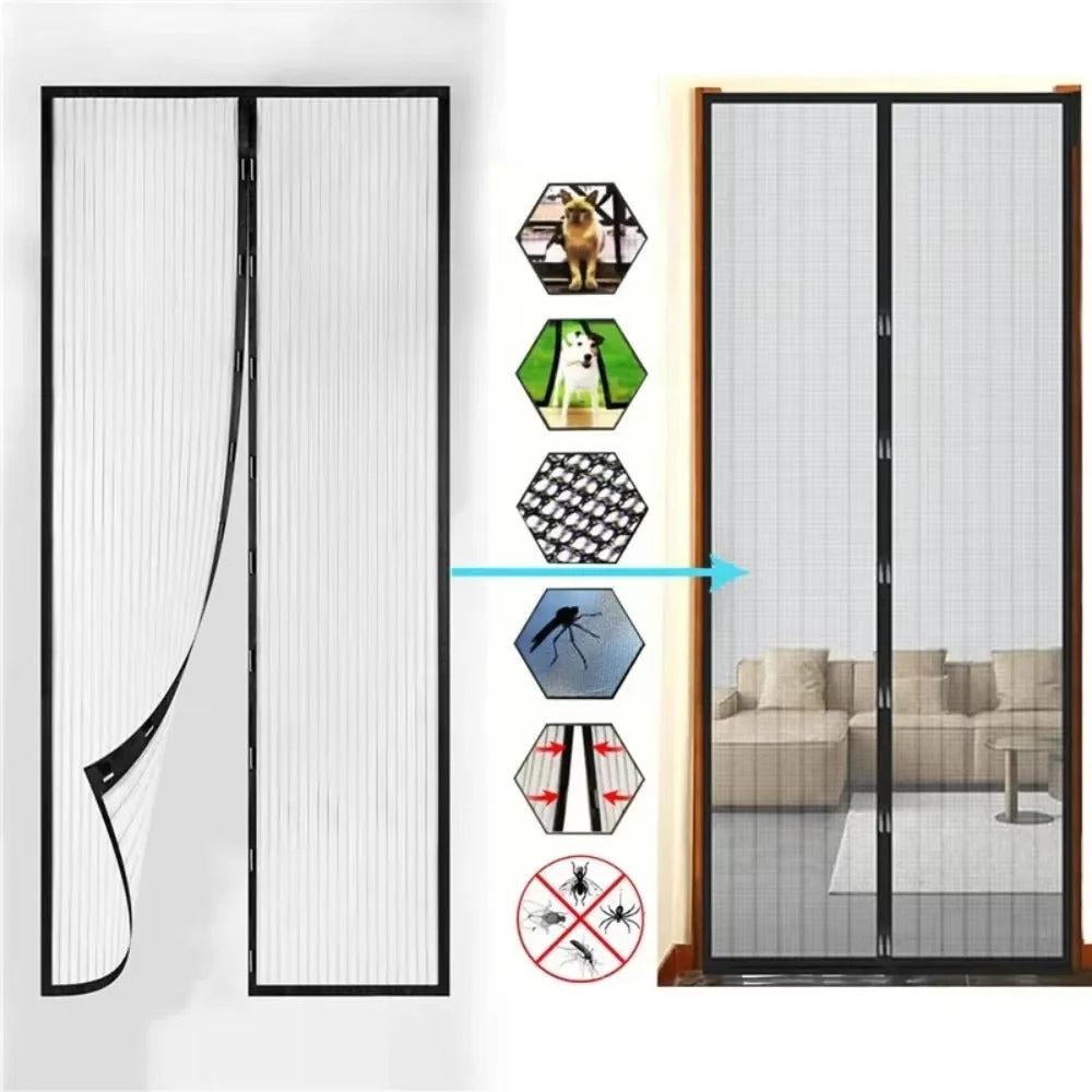 Set Gradina 3--1: Furtun Extensibil 22.5m + Accesoriu Stropit + Perdea Magnetica Antiinsecte
