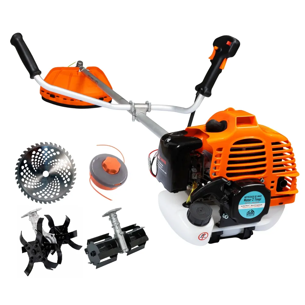Set Motocoasa Alpin Profi AP-4680, 6.5CP, + Cap Cultivator + Cap Motosapa + Extra Disc Vidia CADOU