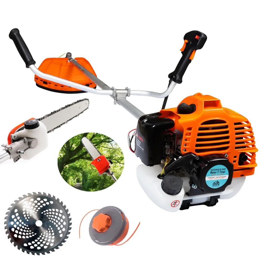 Set Motocoasa Alpin Profi AP-4680, 6.5CP + Cap tip Drujba pentru Crengi + Extra Disc Vidia CADOU