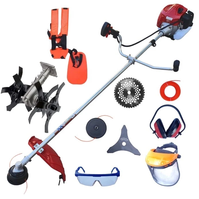 Set Motocoasa Craft Tec, 8CP, 10000Rpm + Cap Cultivator + 12 Extra Accesorii