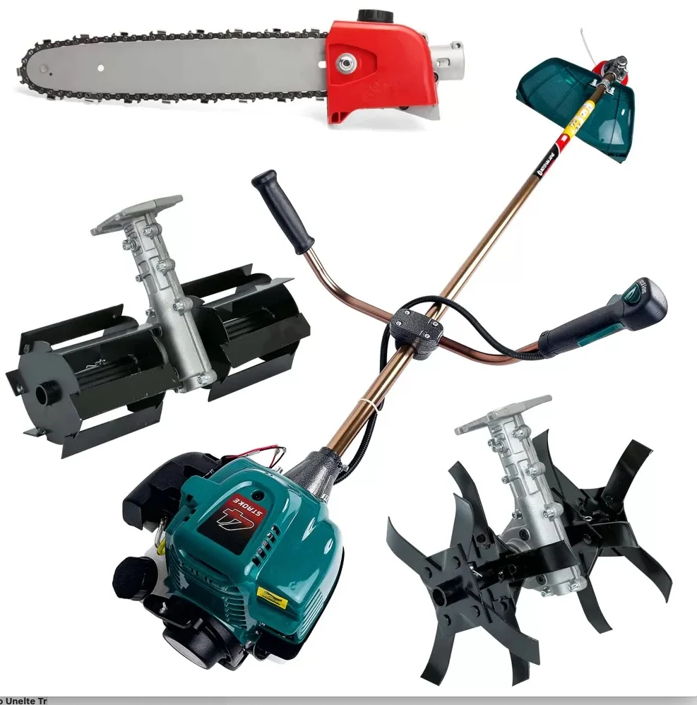 Set Motocoasa 4 Timpi MTY-MX701, 7.5cp, 62cc + Cap Prasitoare + Cap Cultivator + Cap tip Drujba
