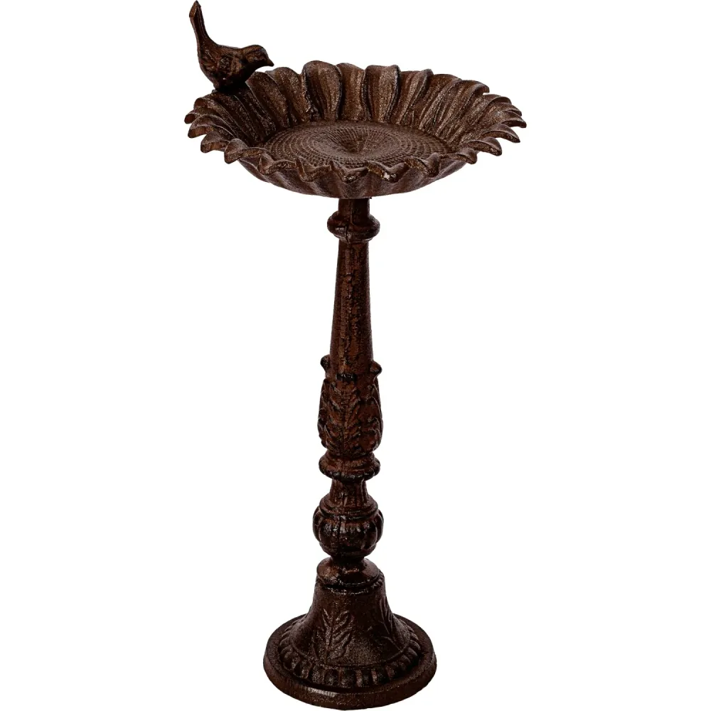 Statuie hranitor, pentru pasari, 27 x 24 x 50 cm, maro